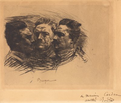 Henri Becque by Auguste Rodin